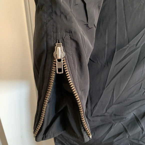 Theory black puffer/ parka  Down Filled coat size small. "Bartie Haven" - Picture 10 of 17